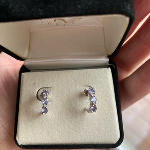 Earrings white gold